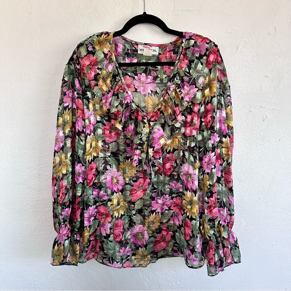 Wet Seal Y2K Floral Blouse